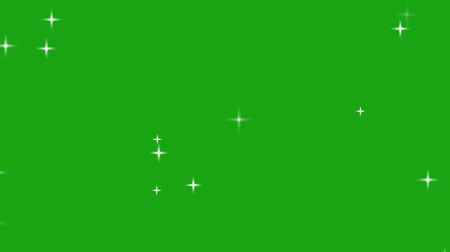 twinkling starry night sky on green screen background,night sky star effect,Glitter sparkle stars animated,Sparkling glitter stars twinkling animation with shimmering particles,glowing magic dust flas
