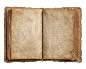 Open antique book, aged pages (6)