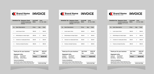 New Invoice Template Design