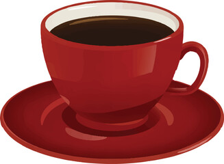 coffee cup isolated on white