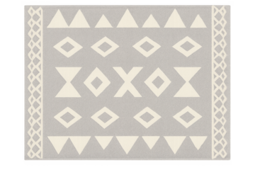 Kilim rug with tribal geometric scandi pattern