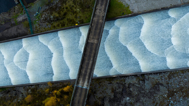 The Llyn Brianne spillway