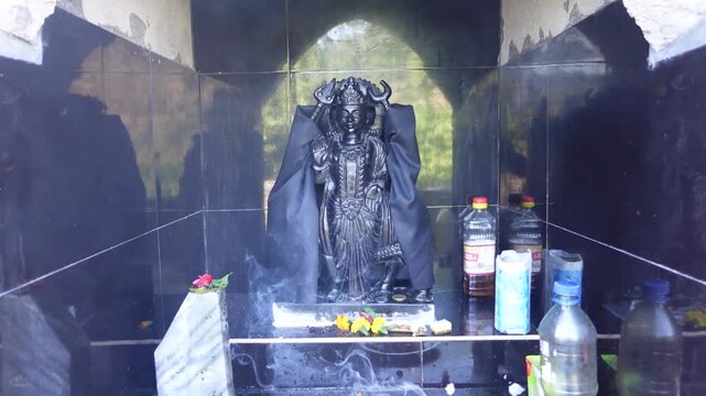 Shani Dev Idol &ndash; Lord Shani Temple b roll videos