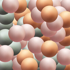 Abstract background of balloons. Vector illustration. Decor element for layout design, presentation, cover, advertising banner and more. eps 10