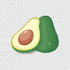 Vibrant avocado banner advertisement featuring fresh green fruit and bold text for marketing and promotions