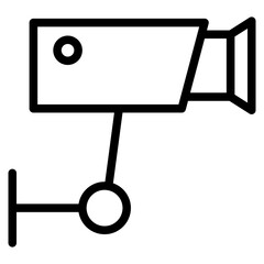 CCTV icon in vector illustration