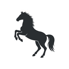 Elegant Horse Silhouette Vector Illustration Equestrian Design