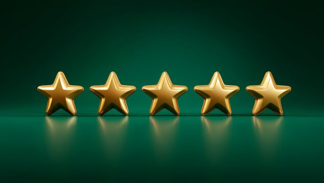 The establishment boasts five golden stars, indicative of its exceptional quality, superior service, and impressive rating, all of which contribute to its outstanding reputation
