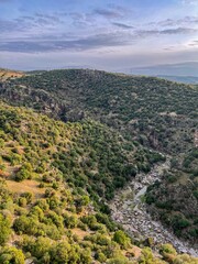 Mountain landscape in Turkey in autumn