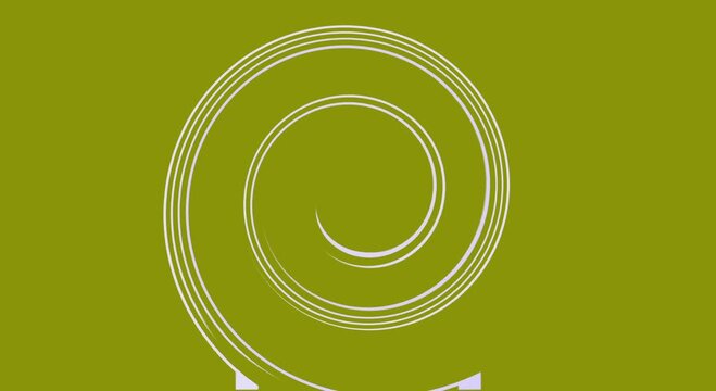 An abstract green vector pattern with swirling circles and a decorative line art symbol is ideal for a business concept wallpaper or logo design