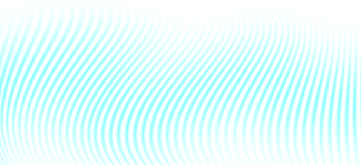 Vibrant Cyan White Gradient Background Wavy Poster Transparent Background.