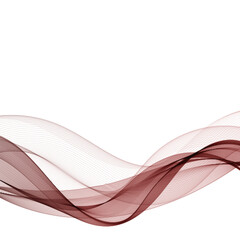 Abstract vector colorful wave line flowing isolated on white background for design elements in concept tech. eps 10