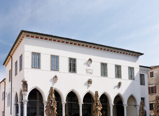 Picturesque palace in the center of Koper