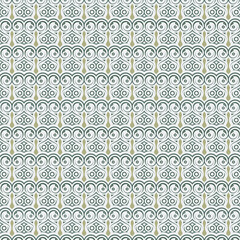 Decorative Handdrawn Ornamental Swirl Pattern with Repetitive Element and Unique Style