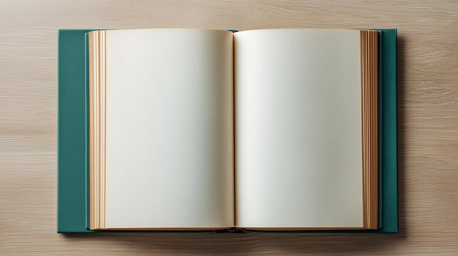 Open Book from Top View