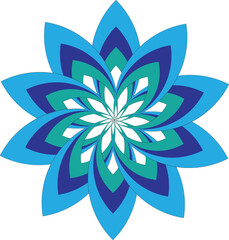 vector illustration of a flower