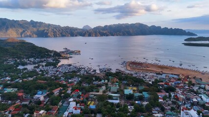 Coron, Palawan, Philippines hilltop for sunset