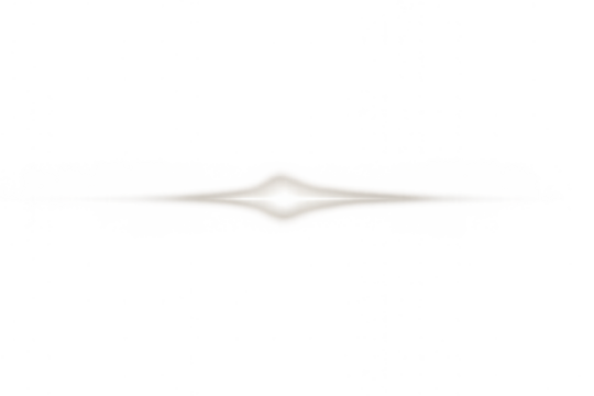 Transparent lens flare light effect on black background, bright horizontal streak of star glow beam