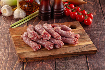 Raw chicken neck for cooking