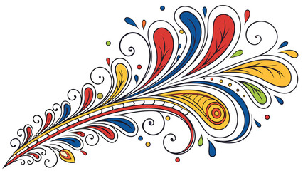 Vibrant Abstract Ink Flow Luxury Design Background