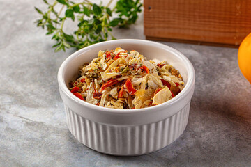 Dry vegetables seasoning for cooking