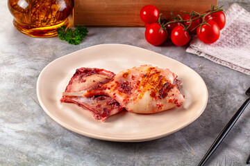 Tasty Grilled calamari for snack