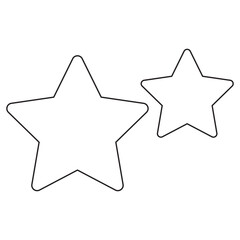Star Icon, Five-Star Rating, Top Performer, Star Achiever, Excellence Star, Quality Rating, vector