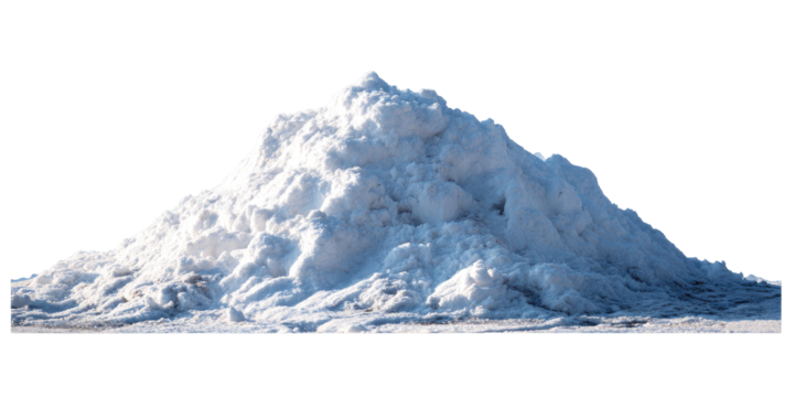 Large pile of snow