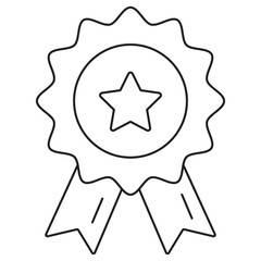 Award Icon, Excellence Award, Achievement Award, Best Performer Award, Recognition Award, Honorary Award, vector