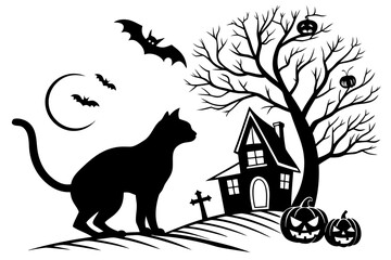 spooky halloween background