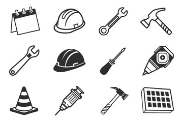 set of construction tools