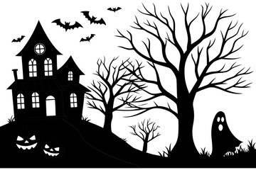 spooky halloween background