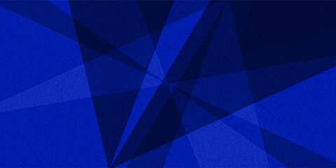 Fototapeta premium Black dark navy blue silver abstract pattern background. Geometric shape. Line triangle angle fold polygon diamond 3D. Color gradient ombre. Rough grain noise. Light shadow. Matte shimmer. Minimum.
