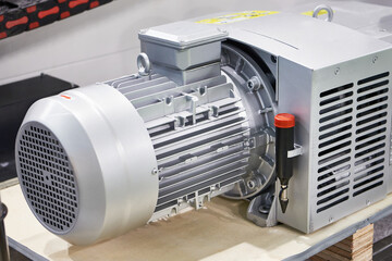 Air compressor with electric motor