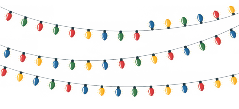 Christmas lights
 - Powered by Adobe