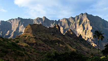 paysage de l'&icirc;le '&icirc;le de Santo Antao