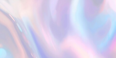 Dreamy Pastel Iridescent Waves