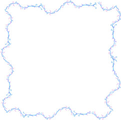 Obraz premium blue and white border