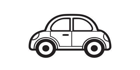 Toy car icon vector