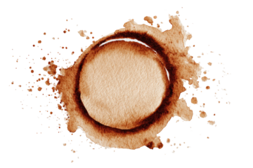 Abstract circular stained design