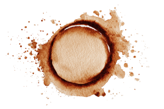 Abstract circular stained design