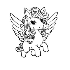 Angel wings tribal silhouette vector illustration cartoon design icon