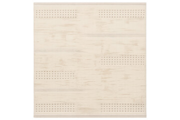 Fototapeta premium Perforated woodgrain vinyl soffit panel with transparent background