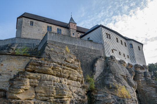 Hrad Kost Castle Built into Rock in Bohemian Paradise, Czech Republic