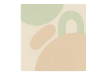 Abstract pastel shapes creating modern minimalist background texture