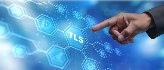 TLS encrypts online communications for secure data transfer and privacy