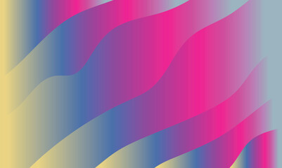 Vibrant and fluid abstract background showcasing a mesmerizing interplay of warm yellow, cool blue, and energetic pink gradients, ideal for creative digital presentations and modern artistic uses © Susil