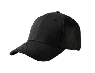 Dark gray baseball cap, slightly angled