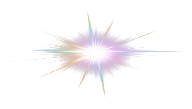 Optical Glitter with Diamond Spectrum Effect Transparent