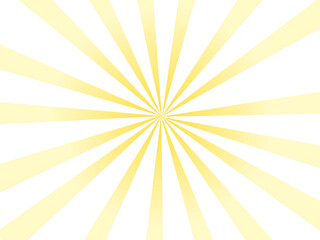 Yellow Sunburst Background Rays Light Radiating Abstract Design